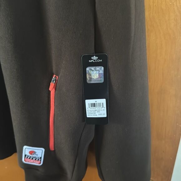 Cleveland Browns Hoodie Mens Medium Zip Pockets - Picture 3 of 3